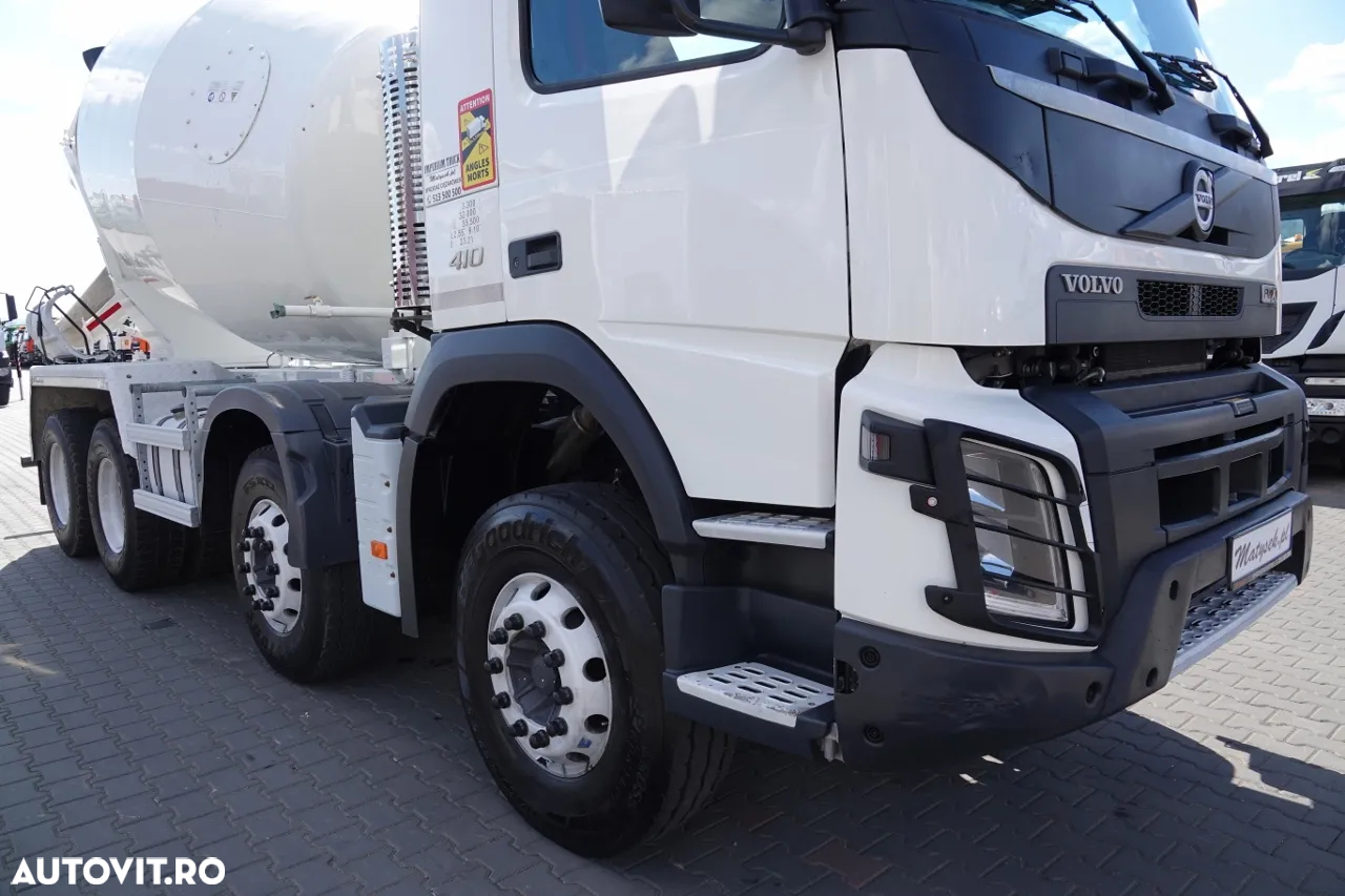 Volvo FMX 410 / 8x4 / 9m3 BETONATOR / SCHWING STETTER / HARDOX / JANTE ALIE / EURO 6 - 7