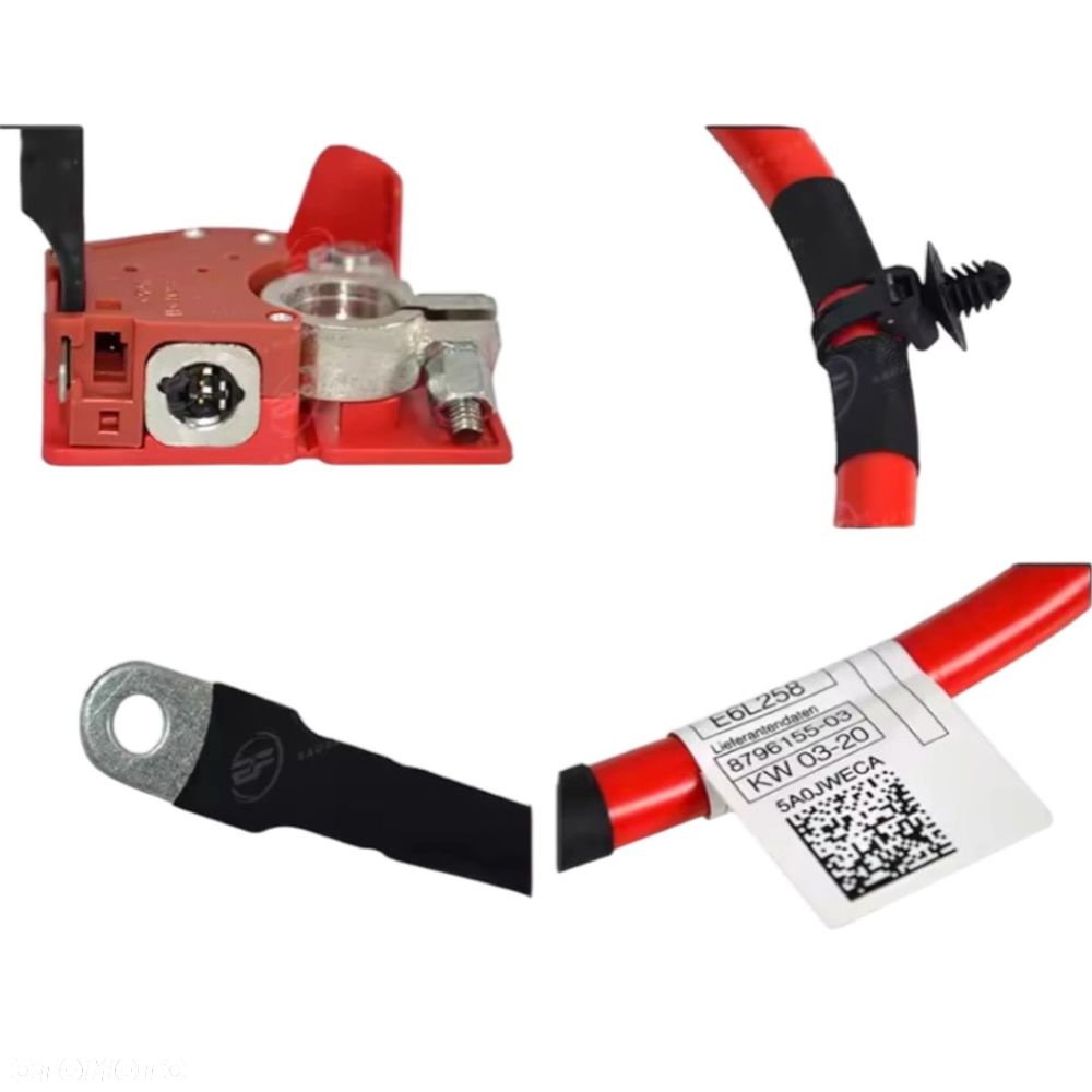 BMW 3 G20 G21 KLEMA KABEL PLUSOWA PIROTECHNICZNA HYBRYDA 5A690C1 - 4