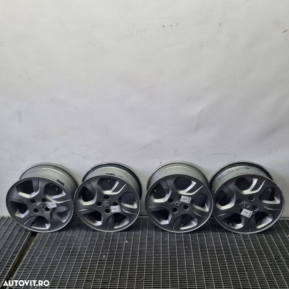 Jante aliaj Dacia Sandero 2 2012 - 2016 (1472) R15 ET40 4*120 - 1