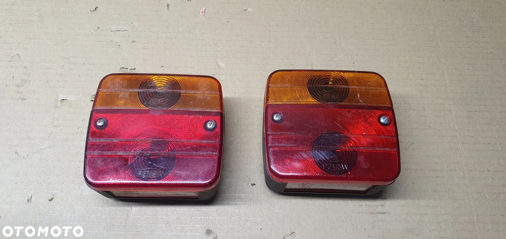Lampa tył tylna uniwersalna do przyczepki LAS 10102L - 1