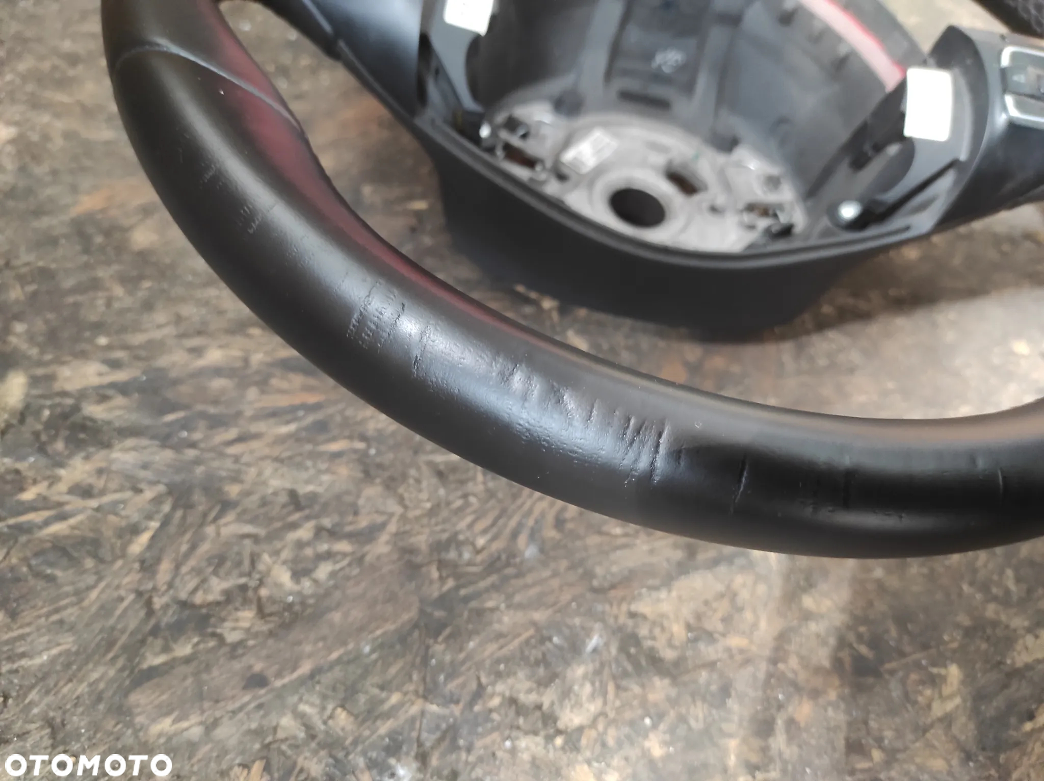 KIEROWNICA 3 RAMIENNA SKÓRA SKÓRZANA MULTIFUNKCJA R LINE VW TIGUAN PASSAT B6 B7 CC SIROCCO CADDY GOLF 5 6 TOURAN EOS POLO 5 6 WYSYŁKA !!! - 5