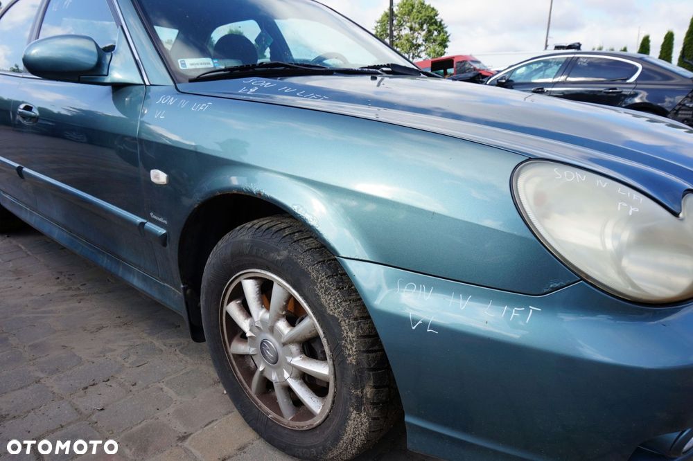 MASKA ZDERZAK BŁOTNIKI LAMPY SONATA IV LIFT VL  HYUNDAI 2001-2004 ZIELONY PRZÓD KOMPLETNY - 13