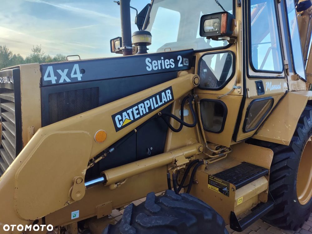 Caterpillar 428B , KOPARKO-ŁADOWARKA  , NOWE OPONY , Z FIRMY PAŃSTWOWEJ , STAN SUPER - 26