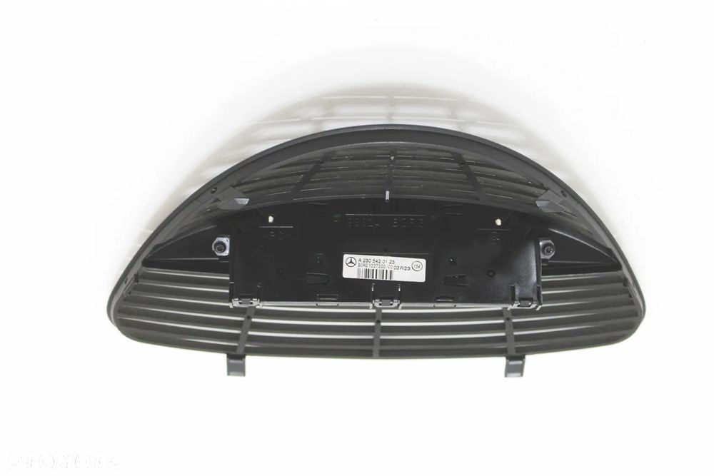 Kratka nawiewu środkowa czarna centralna z konsoli OE Mercedes SL R230 W230 - 16