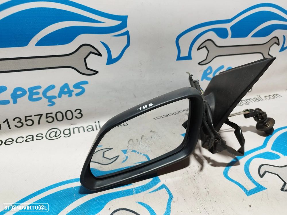ESPELHO RETROVISOR ESQUERDO VW VOLKSWAGEN POLO 9N 6Q1857507AC 6Q1857507 MANUAL ESPELHOS RETROVISORES - 4