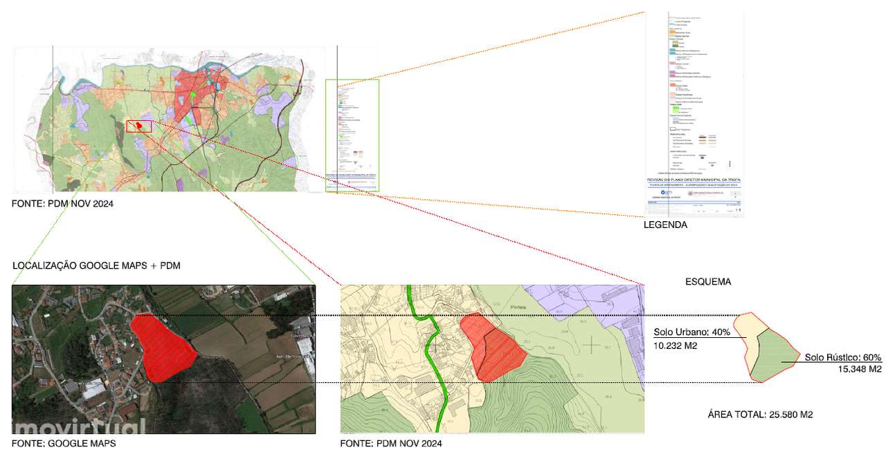 Terreno com 25.580 m², em Santiago de Bougado, Concelho da Trofa - Grande imagem: 5/5