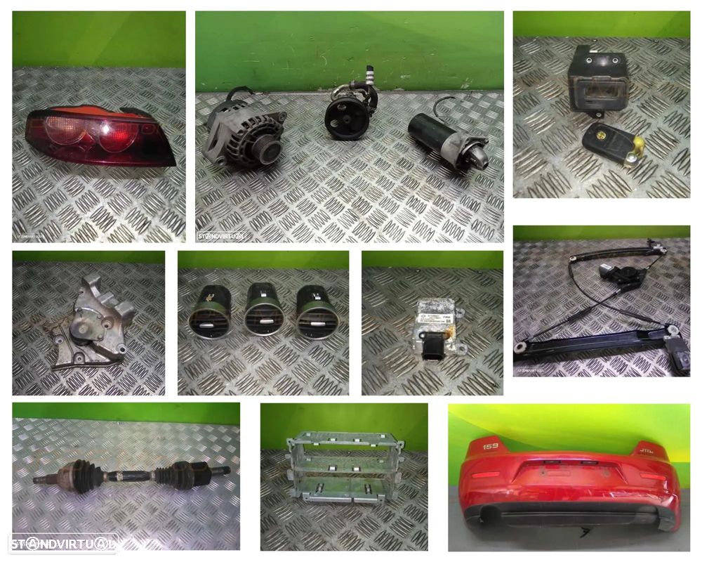 Reparação de Motor Alfa Romeo 159 1.9JTDM 939A2000 - 1