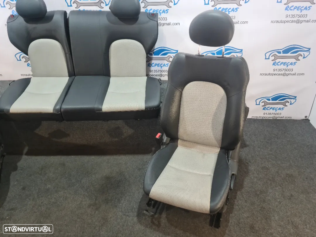 BANCO BANCOS PELE FRONTAL FRENTE TRASEIRO TRÁS AIRBAG MERCEDES BENZ CLASS C SPORT COUPE CL203 W203 - 7
