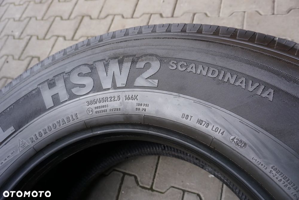 2x Continental HDW2 Scandinavia 385/65R22,5 164K R6 - 8