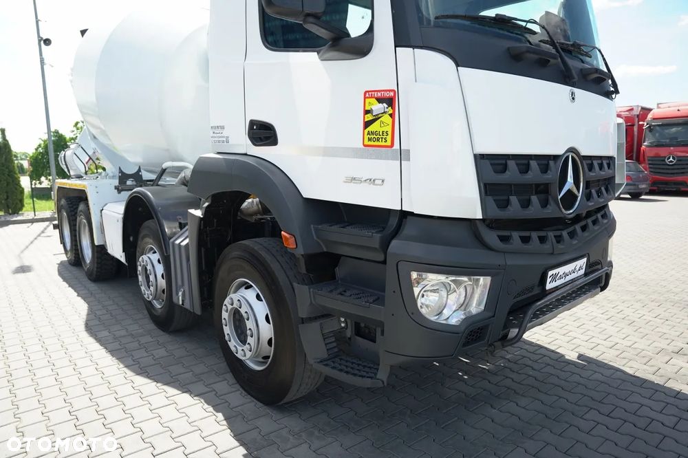 Mercedes-Benz AROCS 3540 / GRUSZKA 9M3 / 8x4 / BETONOMIESZARKA / AUTOMAT / 2022 ROK - 8