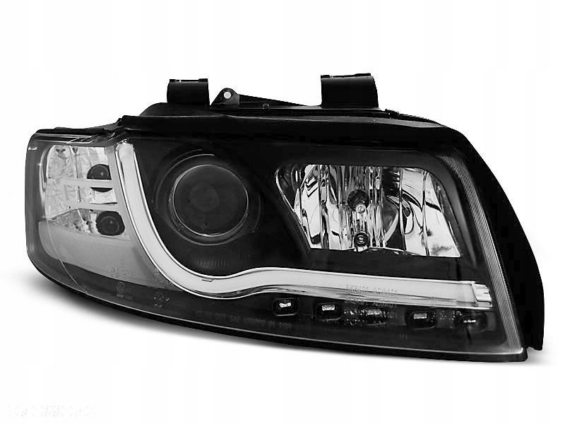 Reflektory Lampy kpl pasek LED Black Tuning Audi a4 b6 8e 2000-2004 małysz - 3