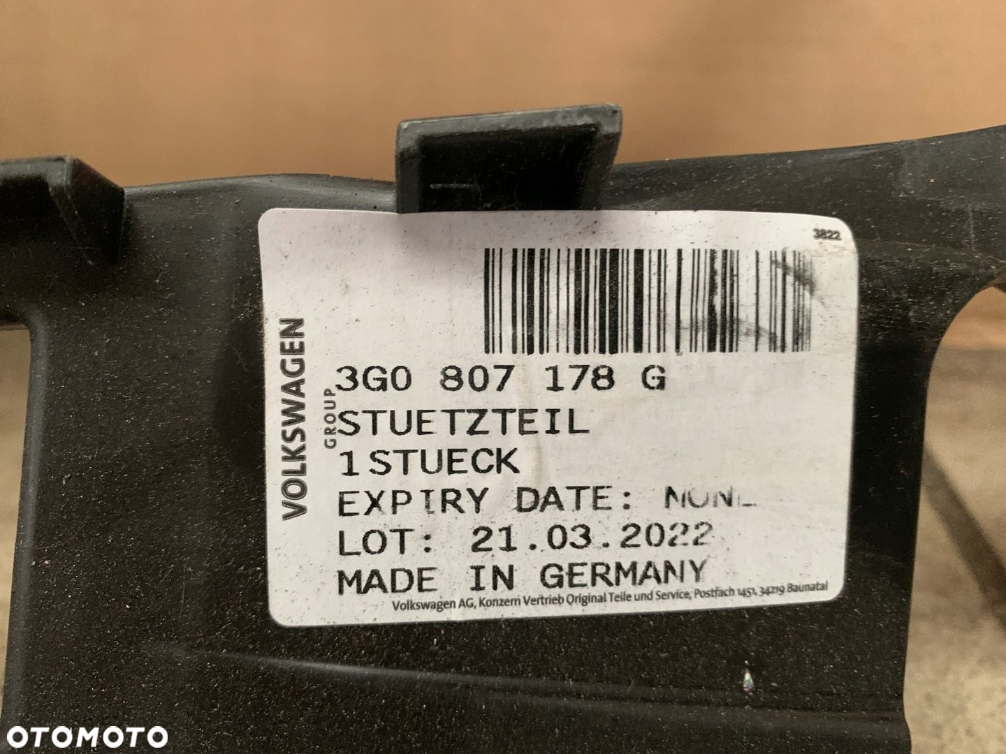 Ślizg mocowanie zderzaka PASSAT B8 RLINE prawe - 4