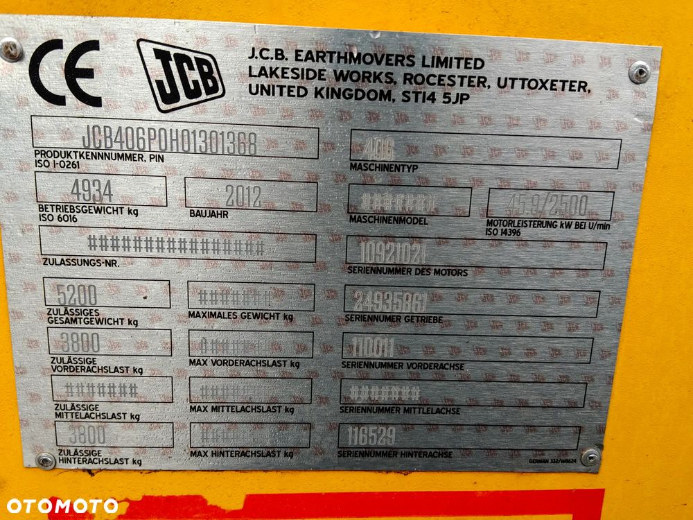 JCB 406 - 11