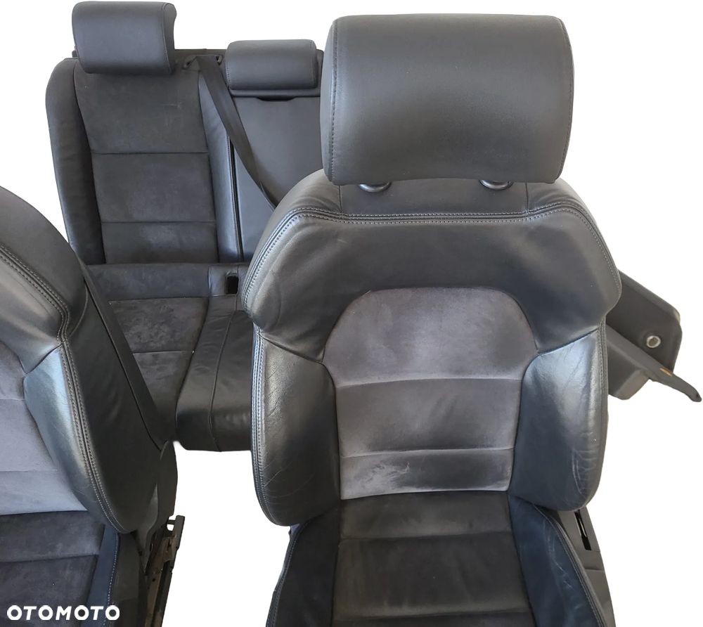 AUDI A6 C6 LIFT FOTELE PRZÓD KANAPA ALKANTARA BOCZKI PAMIEĆ ELEKTRYCZNE - 5