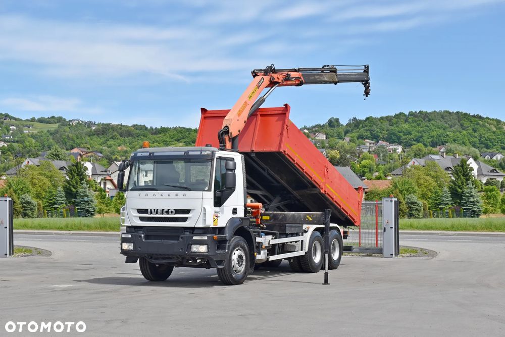 Iveco TRAKKER 360 * WYWROTKA 5,60 m + PK15500 + PILOT/ 6x4 - 2