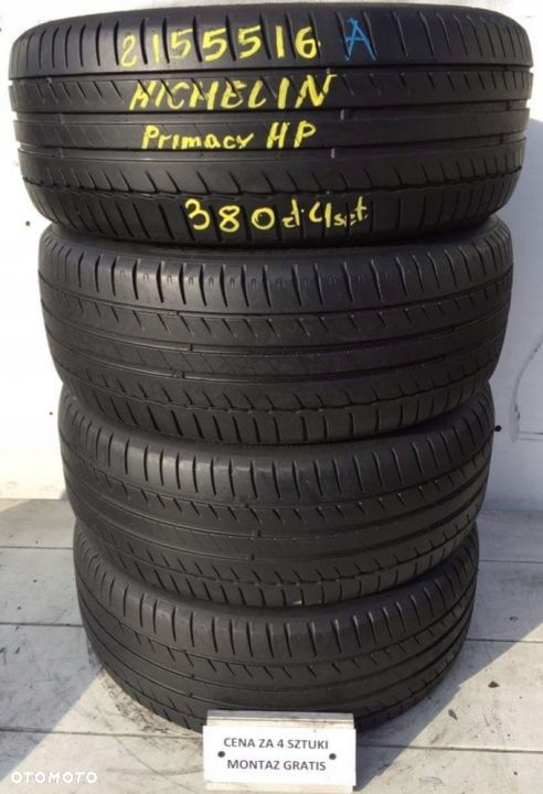215/55/16 cena za 4 szt. letnie* Michelin WA-wa centrum - 1