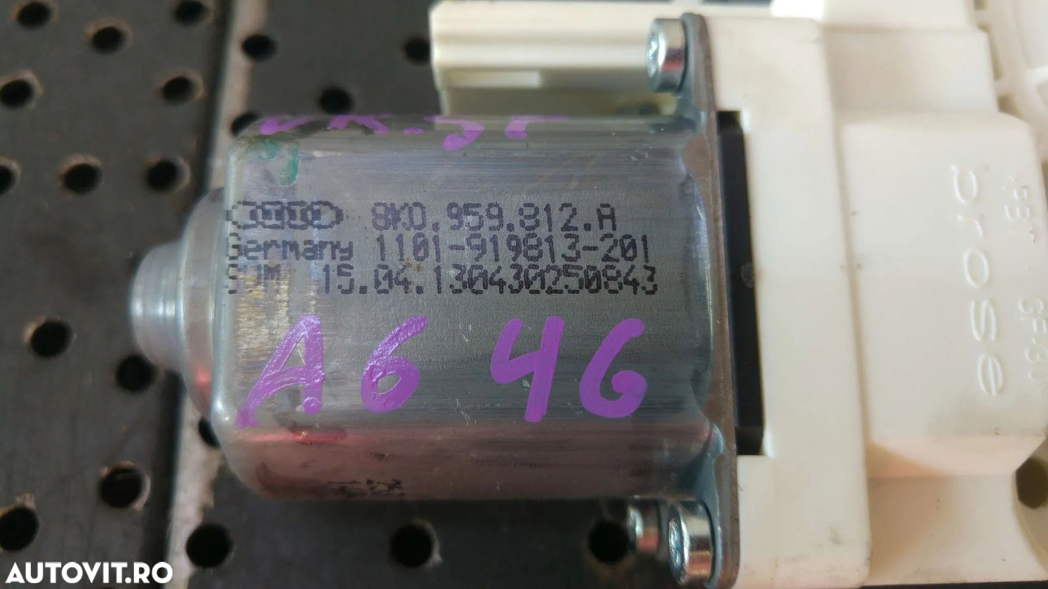 Motoras macara dreapta spate audi a6 c7 4g 8k0959812a - 3