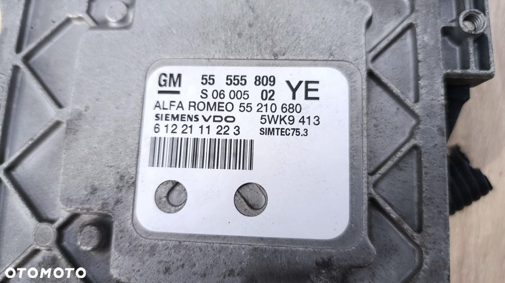 STEROWNIK SILNIKA KOMPUTER ECU ALFA ROMEO 159 55555809 - 3