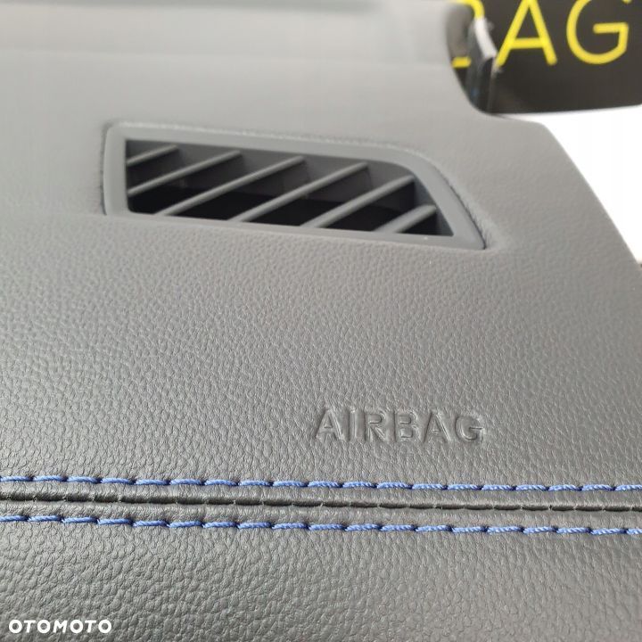 VW TOUAREG 3 III LIFT DESKA ROZDZIELCZA KONSOLA KOKPIT PULPIT PODUSZKI AIRBAG AIR BAG PASY KIT SET - 5