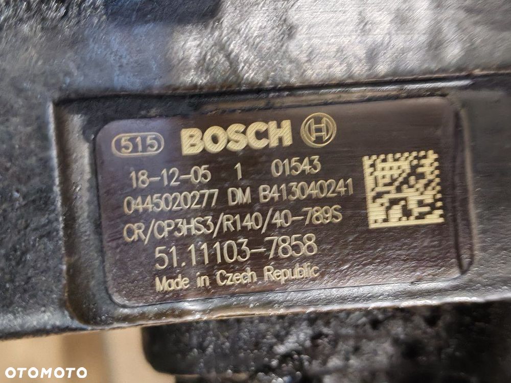 POMPA WYSOKIEGO CIŚNIENIA COMMONRAIL MAN TGX TGM 51111037858 D2676 EURO6 - 4