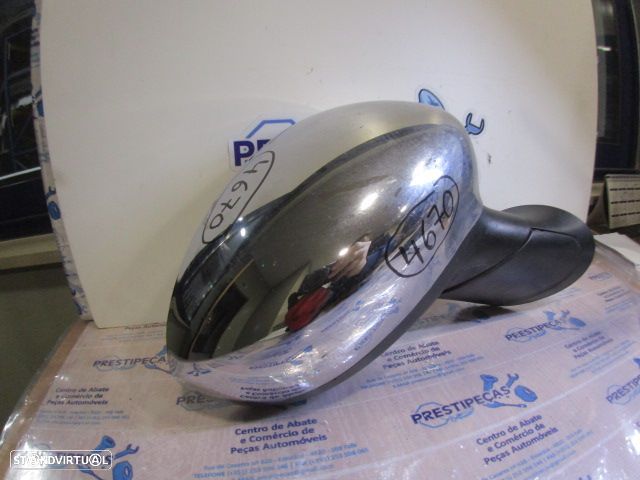 Espelho Esp4670 FIAT 500 2009 1.2I 69CV 3P CINZA DRT ELETRICO 3 PINOS - 3