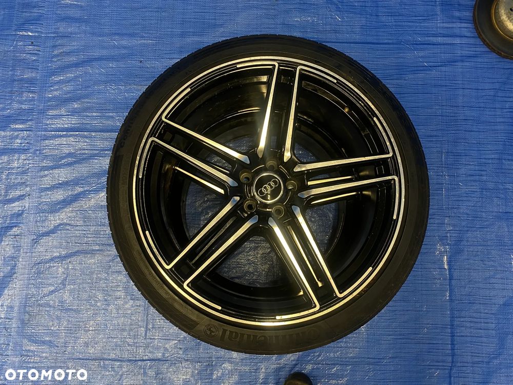 KOŁA KOŁO 21 FELGA ALUMINIOWE ALUSY 21"x 9,5J ET35  5X112; 66,6mm KOŁA NA SZTUKI ; OPONY CONTINENTAL ; AUDI Q7 ORYGINAŁ - 10