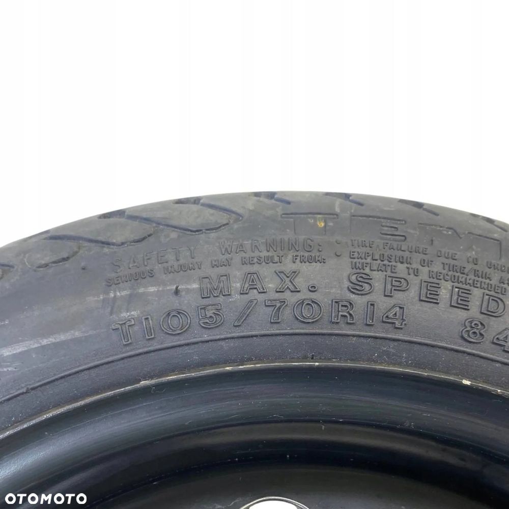 KOŁO DOJAZDOWE NISSAN MICRA K12 115/70 R14 4X100 40300AX677 - 7