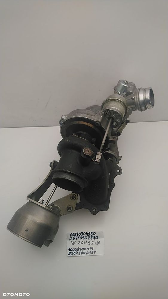TURBINA 2.1 CDI 2.2 CDI  170KM 204KM W204 A6510904980 A6510902880 10009700019 53049700094 - 5