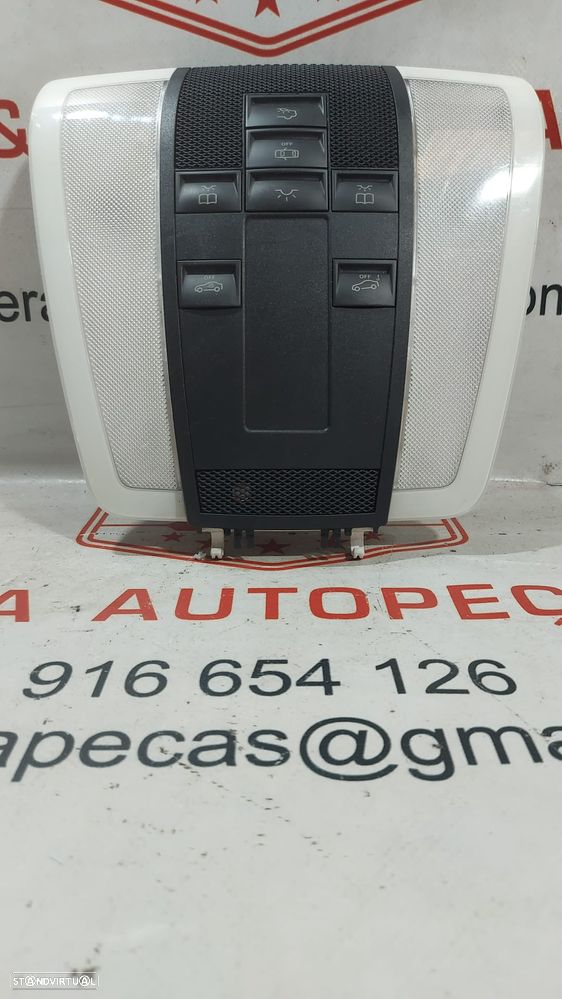 Plafonier Luz Luzes Interior Teto Tejadilho Frente Frontal Central Mercedes Benz W204 Original - 1