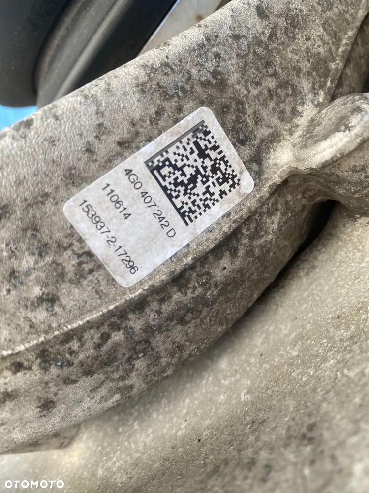 AUDI A6 C7 ZWROTNICA PIASTA WAHACZE KOMPLET PRAWY PRAWA  PRZÓD PRZEDNIA ORYGINAŁ 4G0407241D    4G0407242D - 10