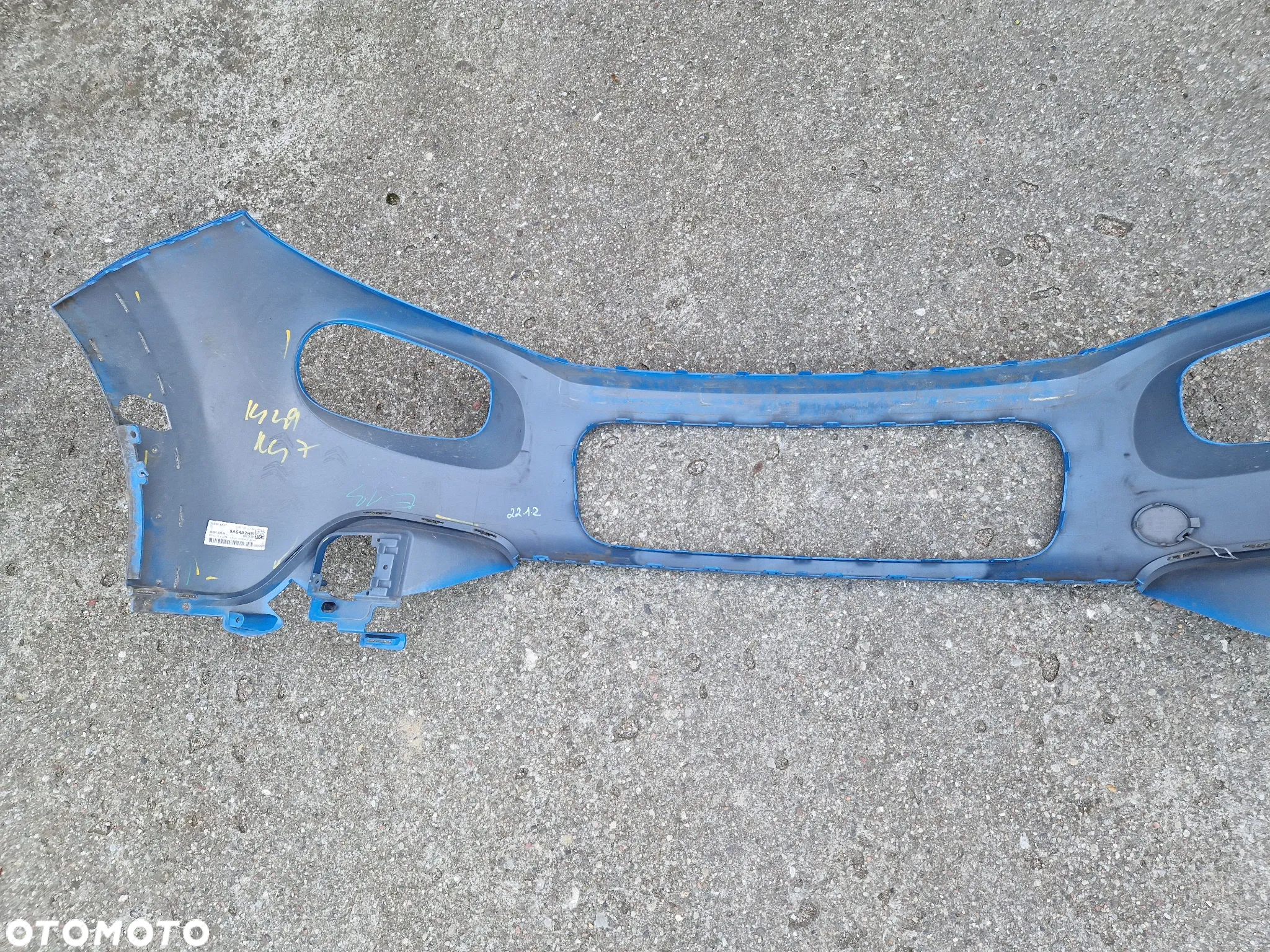 Citroen C3 III 16- zderzak przedni Cobalt Blue EJY - 4
