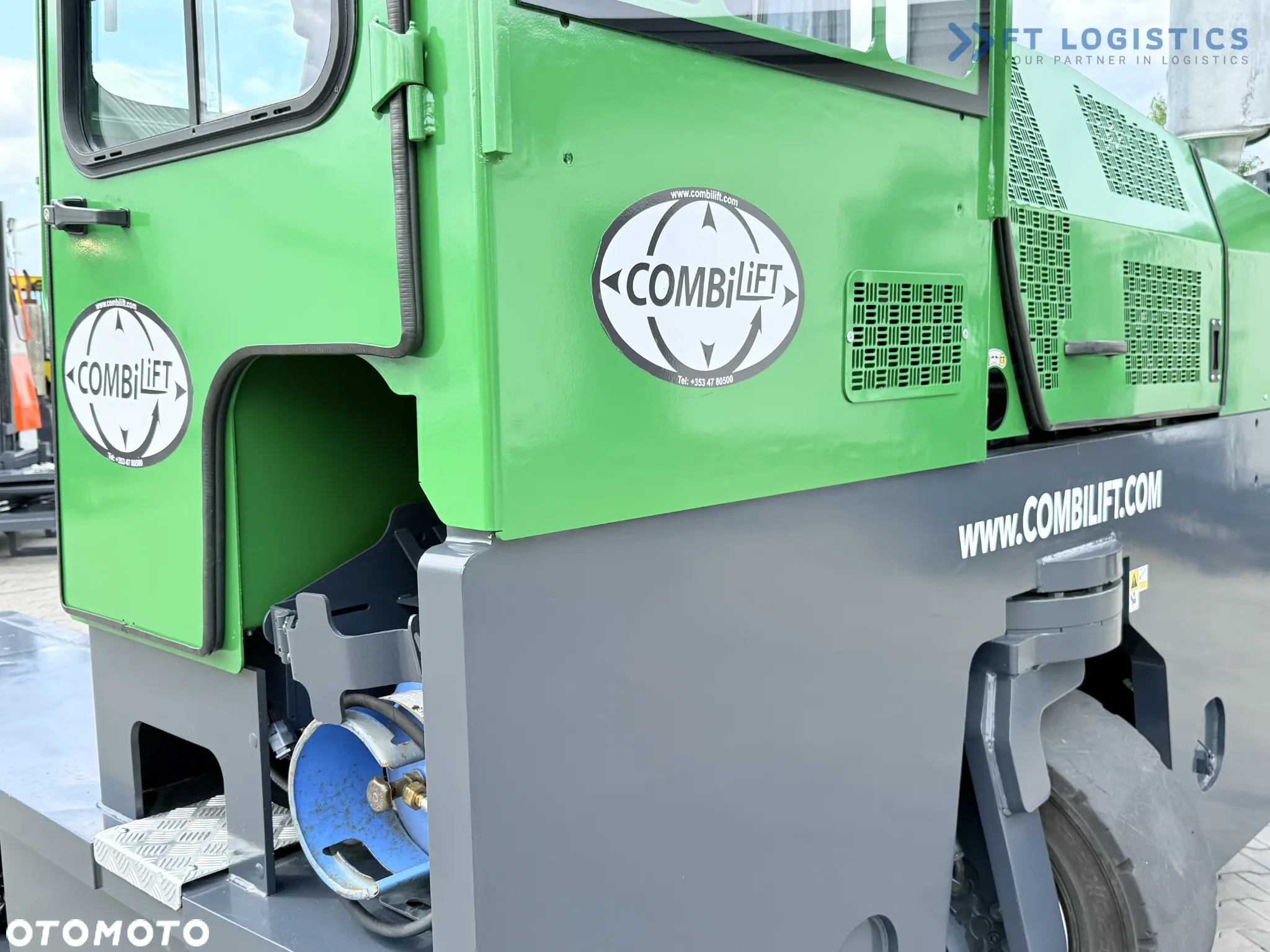 Combilift C8000 / GAS / DUPLEX - 4700MM / POZYCJONER / WOLNY SKOK / PEŁNA OGRZEWANA KABINA / JEDYNIE 5141H / STAN - JAK NOWY! - 10
