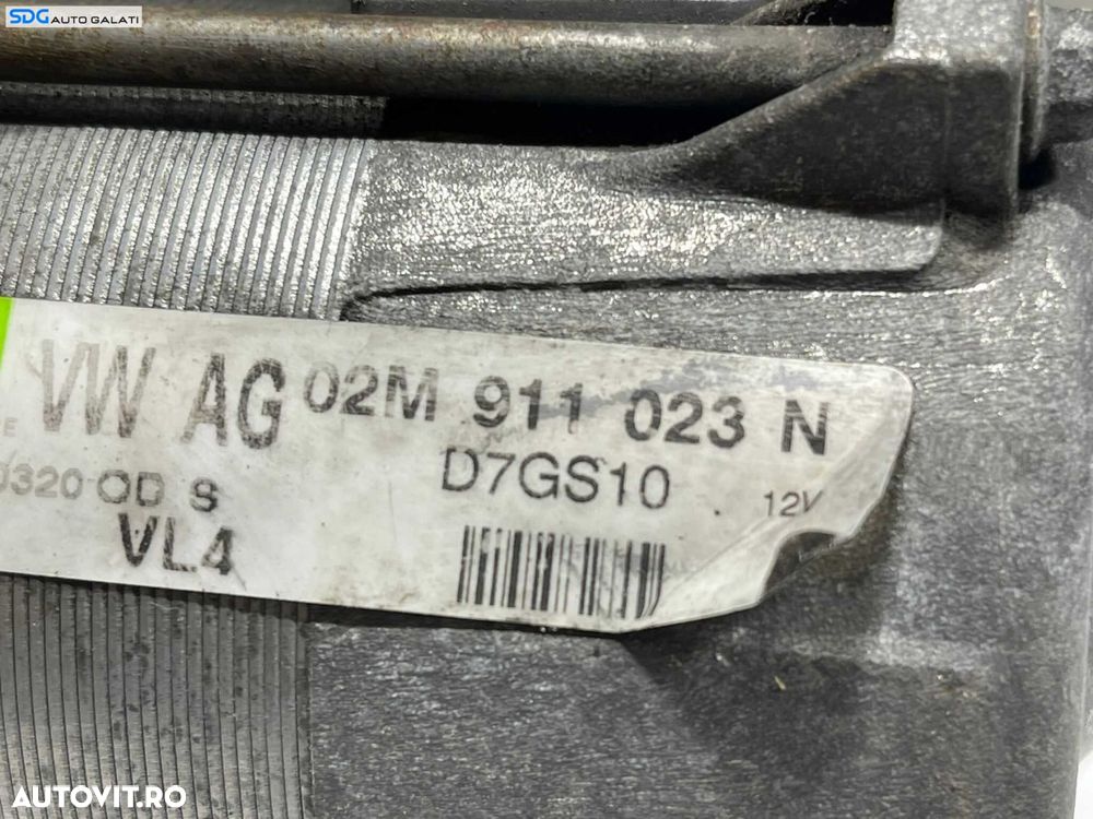 Electromotor cu 11 Dinti Volkswagen Passat B7 2.0 TDI CFFA CFFB CFGC 2010 - 2015 Cod 02M911023N [B3604] - 5