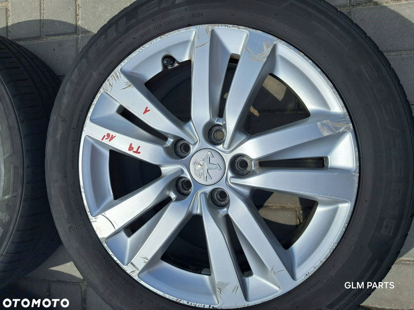 Peugeot 308 II T9 Felgi aluminiowe 16" koła LATO 205/55R16 5x108 - 4