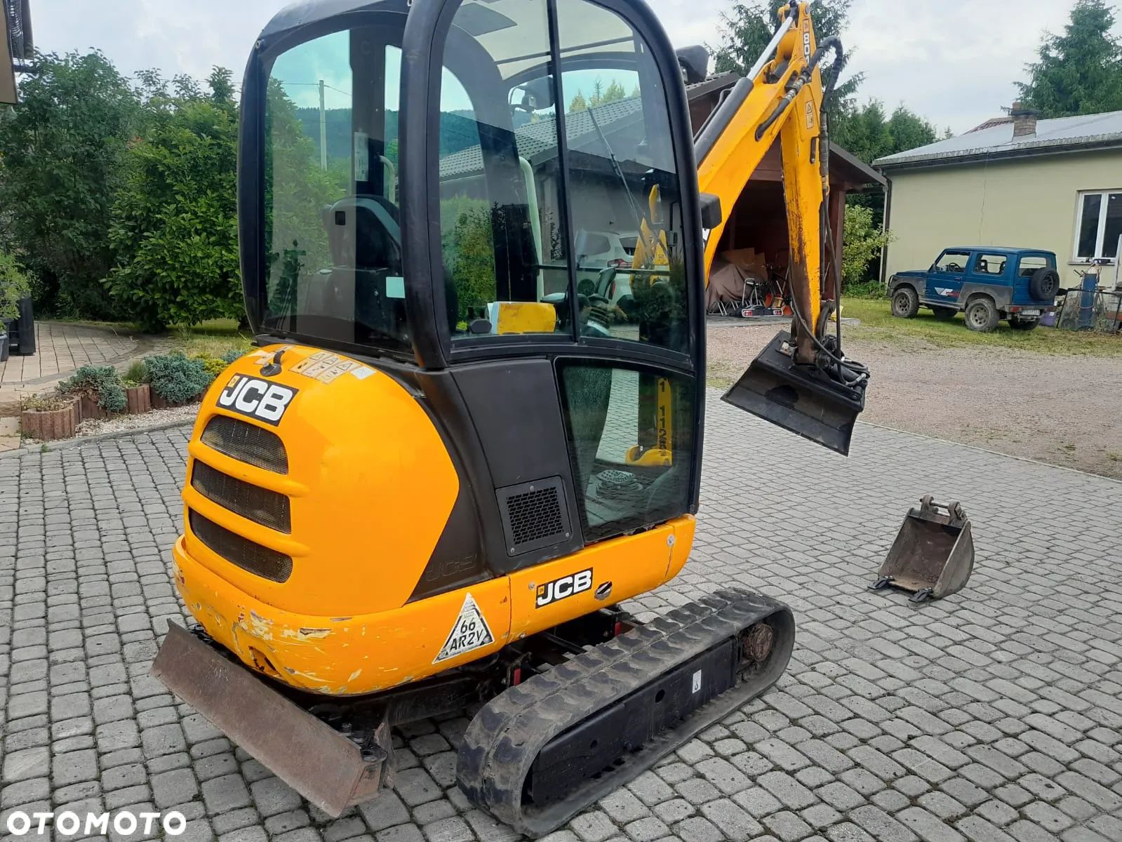 JCB 8018 minikoparka koparka gąsienicowa, 2017r. 1490mtg, łyżka hydrauliczna skandynawska. - 1