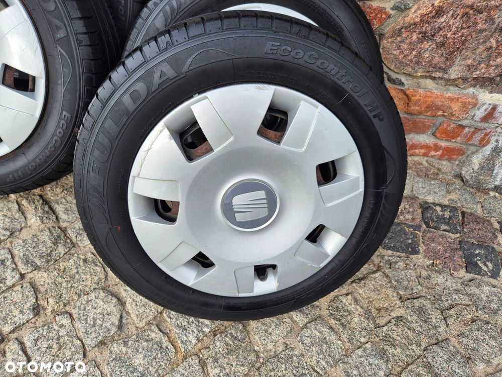 koła letnie z oponami kołpaki polo fabia ibiza cordoba 185/60r14 5x100 - 7