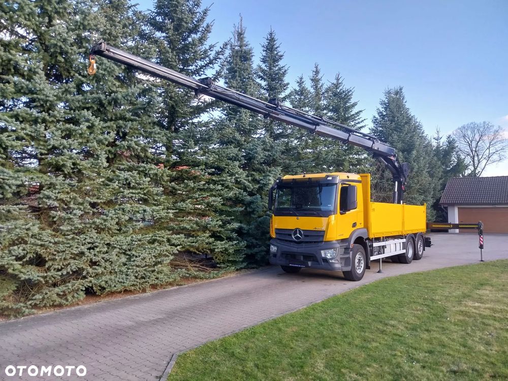 Mercedes-Benz Antos z HIAB 288 / 15m /Pilot/3-oś skrętna - 17