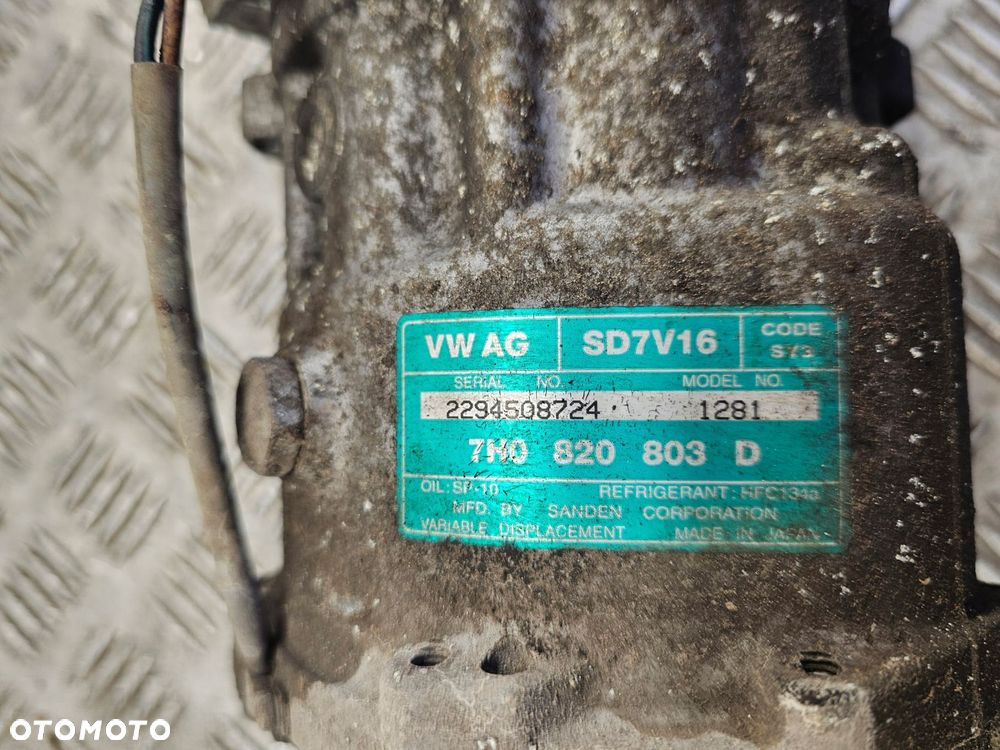 sprężarka klimatyzacji seat vw 7n0820803d - 2