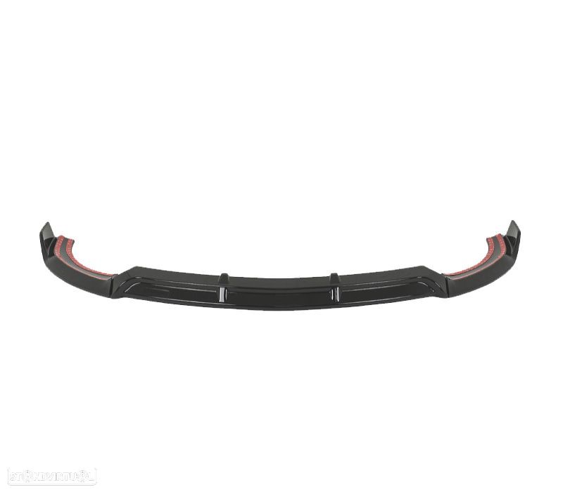 SPOILER FRONTAL MERCEDES CLASE E W213 16-20 LOOK SPORT PRETO BRILHANTE - 2