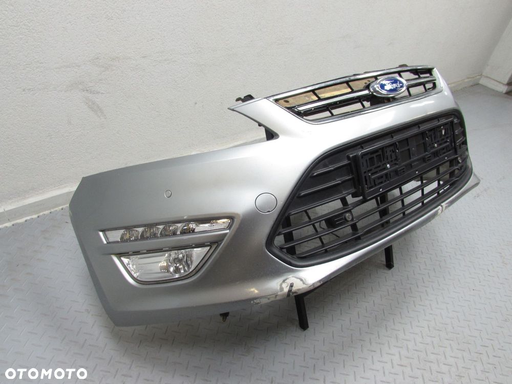 FORD MONDEO MK4 IV LIFT 10-14 ZDERZAK PRZOD Z PDC I DRL + HALOGENY KPL H6 HIPNOTIC SILVER - 2
