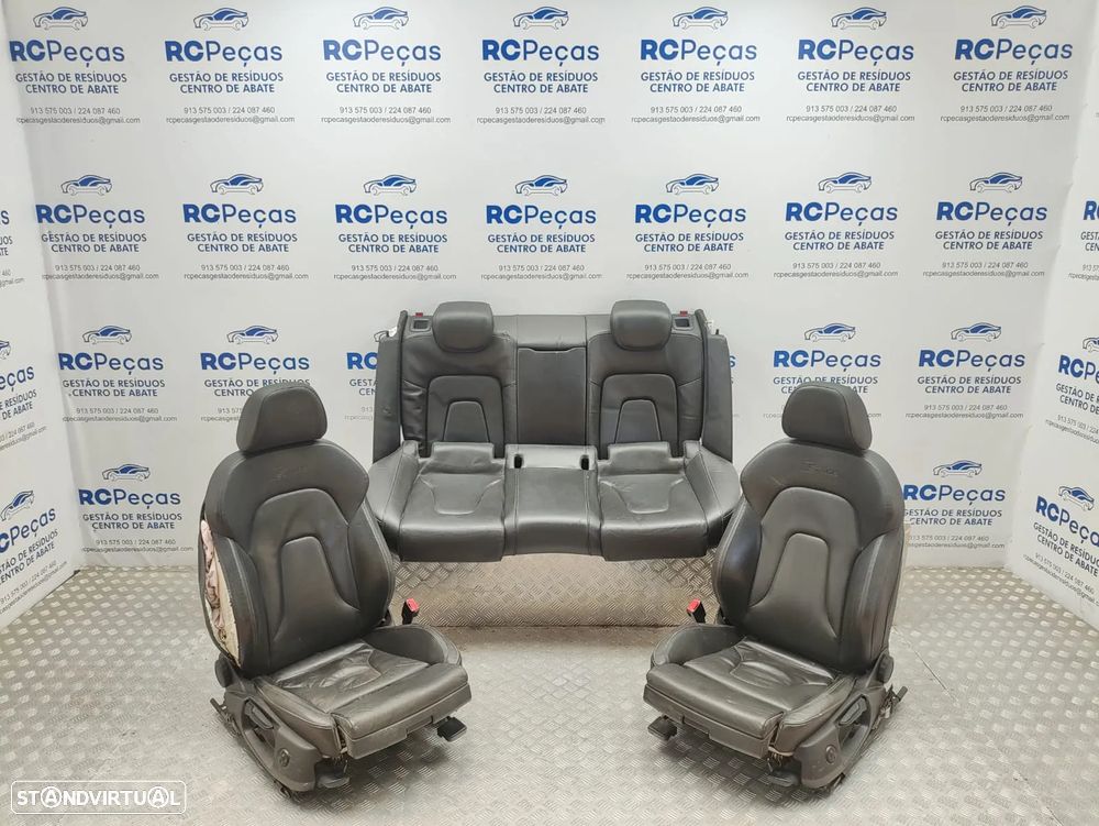 Conjunto Bancos em Pele Audi A5 8T 8TA Sportback 5 portas S-Line Sline S Line 2007 a 2016 - 2