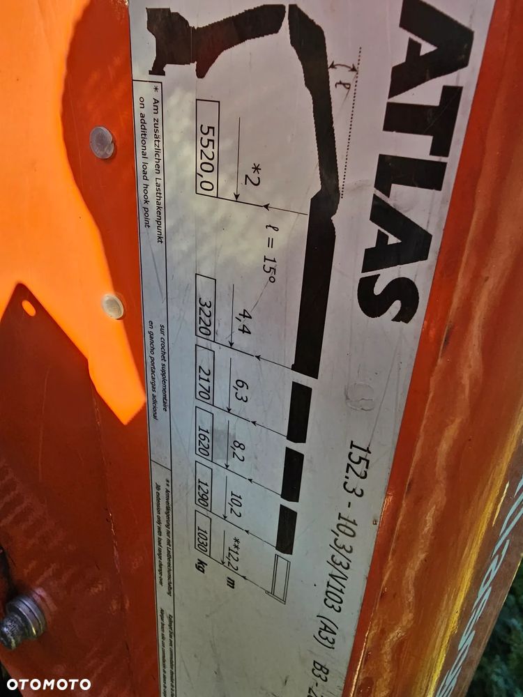 Mercedes-Benz 2642 z HDS Atlas 152 / składany w Z - 15