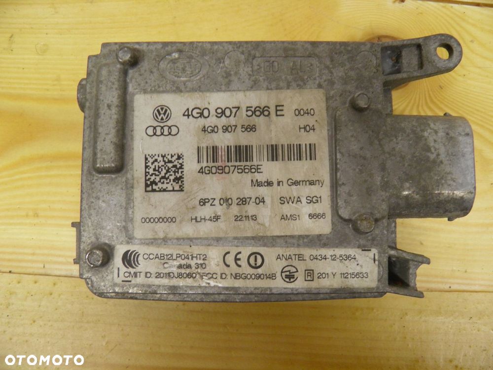 RADAR ASYSTENT PASA RUCHU AUDI A6 A7 4G0 4G0907566E - 3