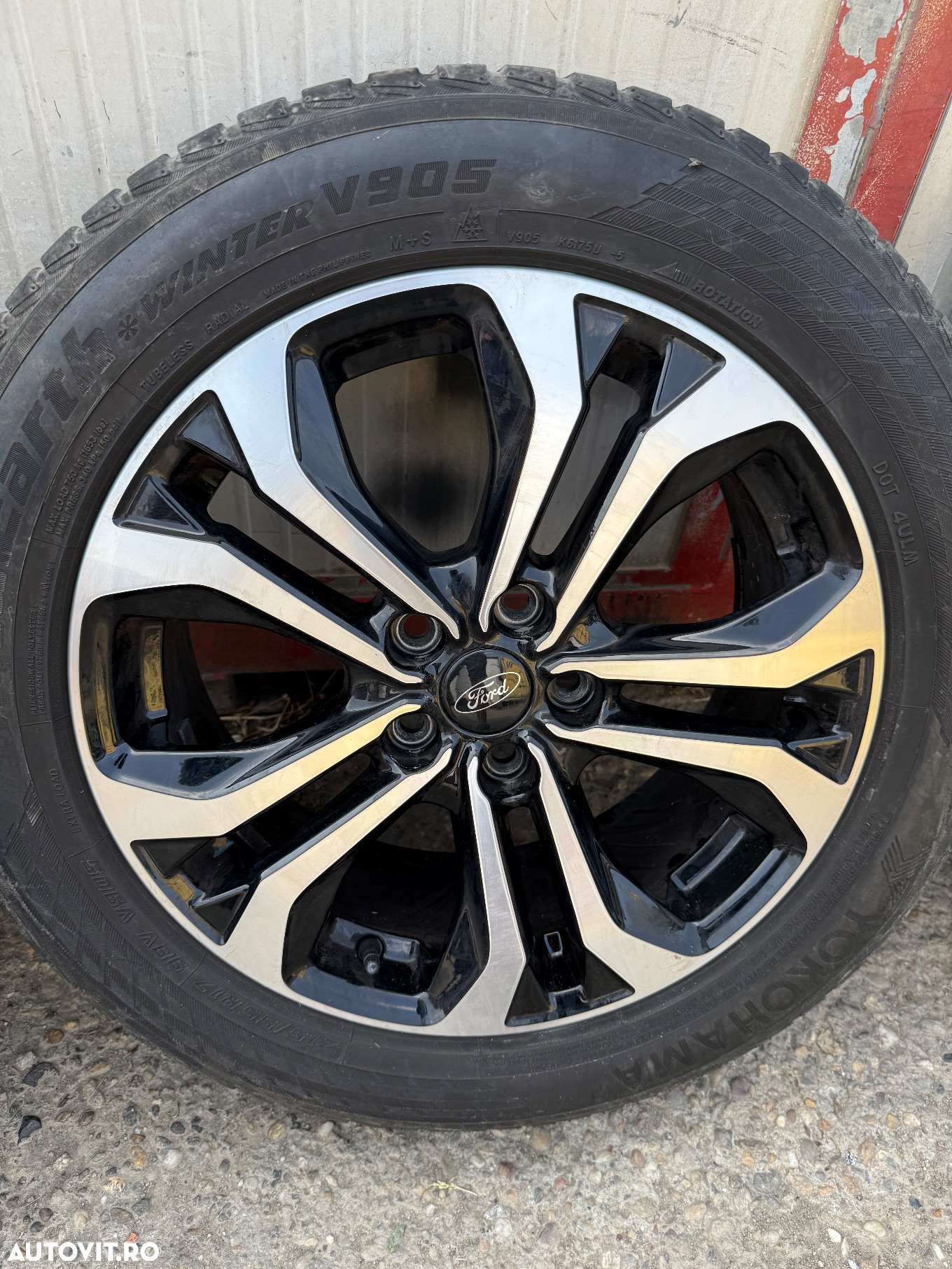 Set jante aliaj FORD PUMA 2 an 2019-2025 cauciucuri iarna 215/55R17 - 4