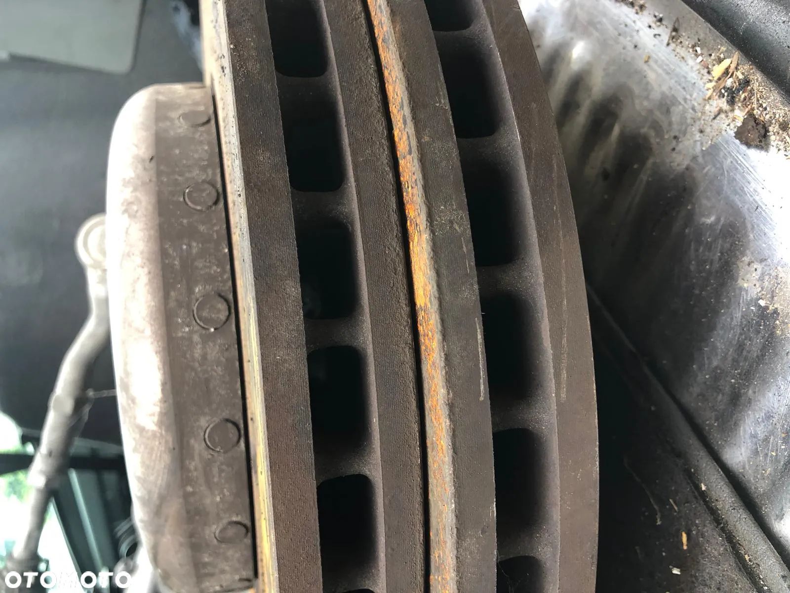 BMW F10 F11 5 530 diesel tarcze hamulcowe  klocki przód 348mm - 1