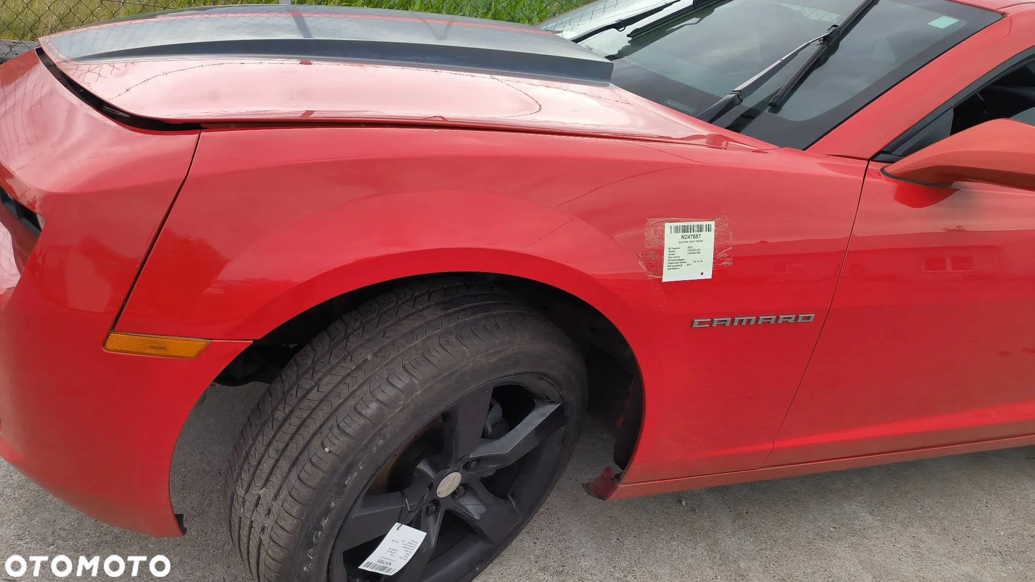 Błotnik przedni prawy/lewy Chevrolet Camaro Coupe RS 3.6 V6 2011 - 6