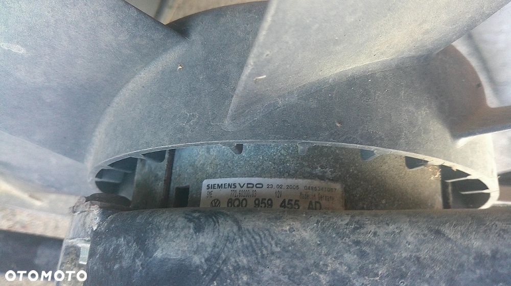 VW FOX 1.2 12V WENTYLATOR CHŁODNICY - 3