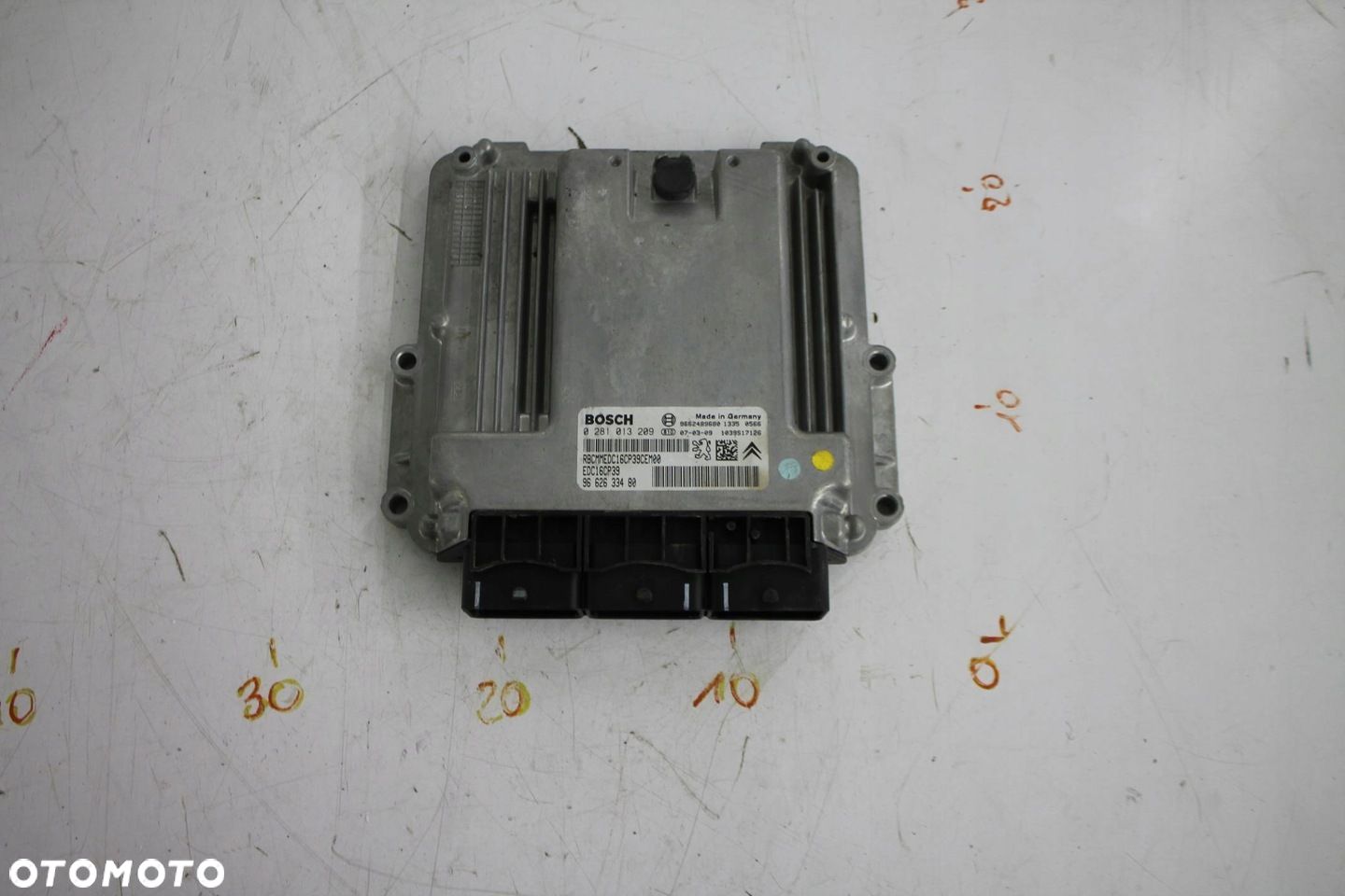 KOMPUTER SILNIKA 9662633480 CITROEN C6 2.2 HDI - 1