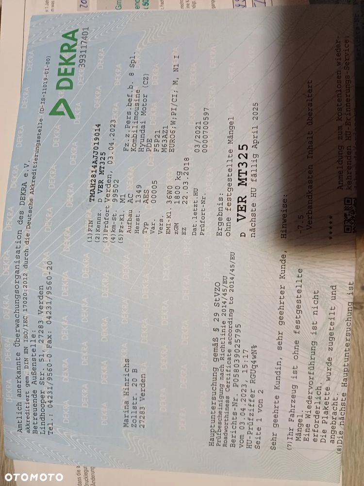 Hyundai i30 blue Kombi 1.4 - 38