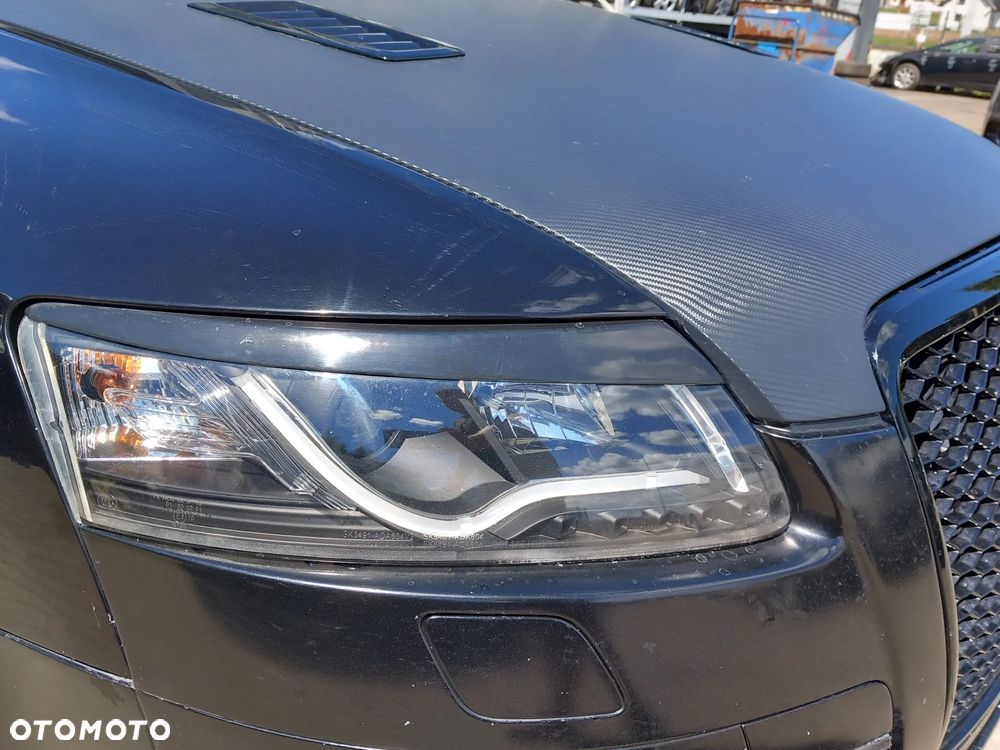 AUDI A6 C6 KOMPLET REFLEKTORÓW LAMP LED PRZEDNICH CZARNY ŚRODEK - 4